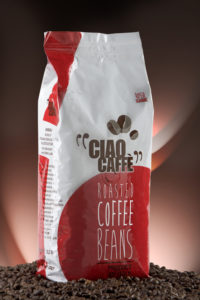 Ciao Caffè De Roccis rosso coffee beans for coffee vending machines
